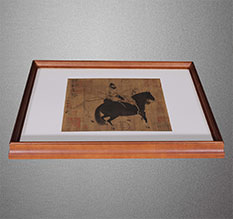 高密书画装裱配框服务案例